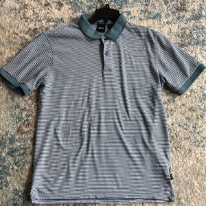 Hugo Boss teal striped 👕